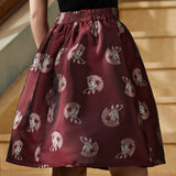 More Than Charming Brocade Skirt
