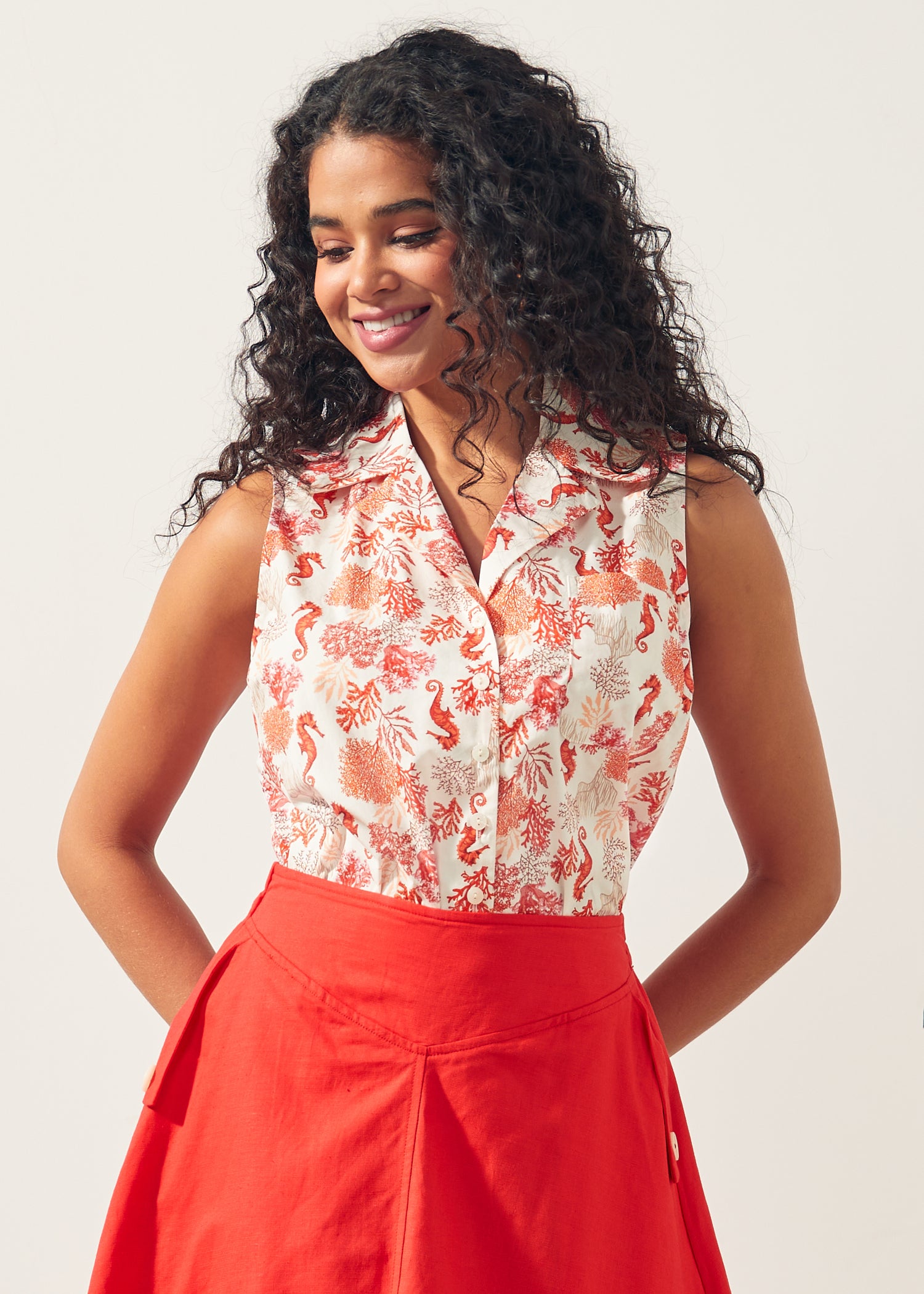 Spotlight Spark Sleeveless Shirt (Final Sale)