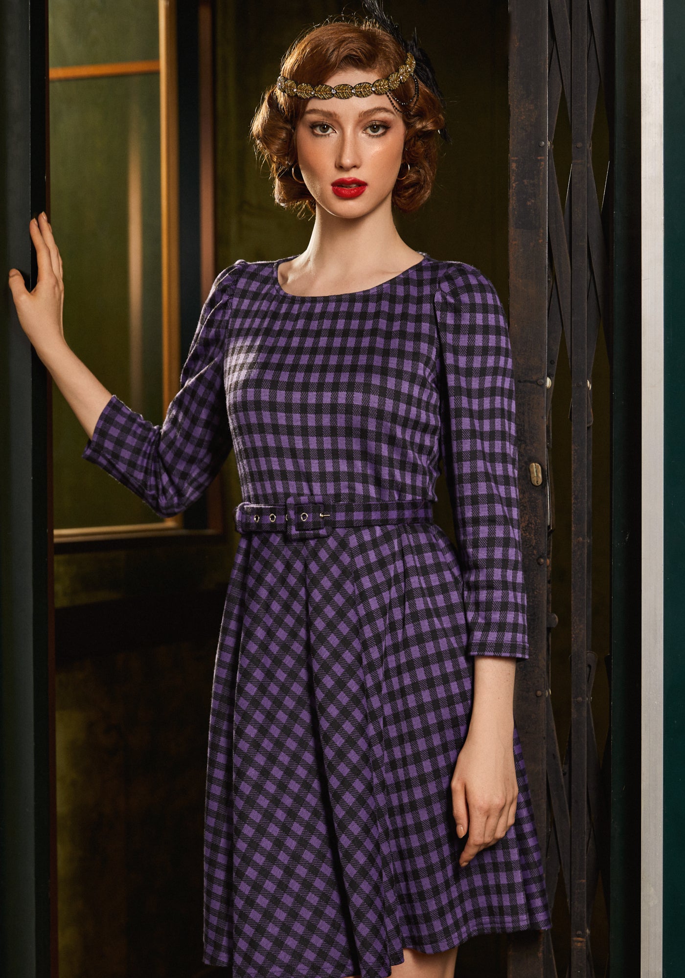 Check, Please! Fit & Flare Dress (Final Sale)