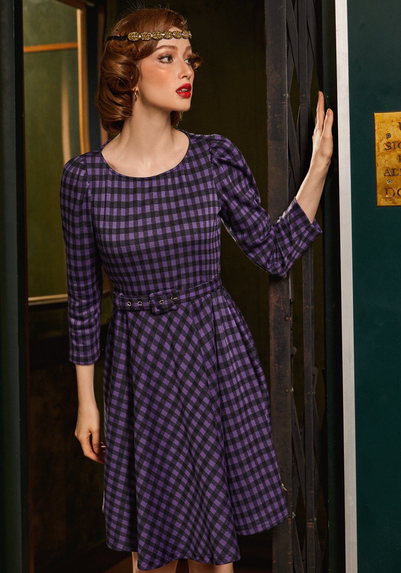 Check, Please! Fit & Flare Dress – ModCloth