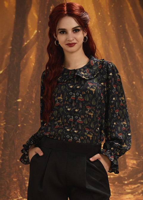 The Vive Ruffle Blouse