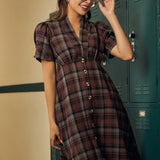 Ivy League Charm Fit & Flare Dress
