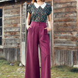 Lazy Afternoon Wide Leg Pants (Final Sale)