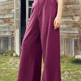 Lazy Afternoon Wide Leg Pants (Final Sale)