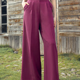 Lazy Afternoon Wide Leg Pants (Final Sale)