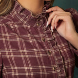 Check the Frills Blouse