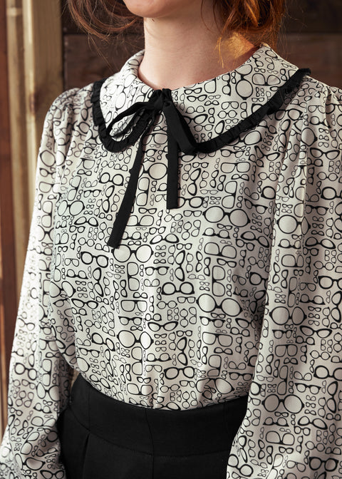 The Spec-tacular Collar Blouse