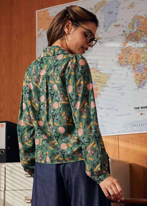 Call It a Classic Camp Collar Shirt