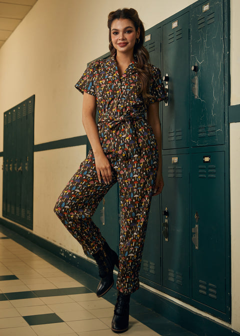 Mushroom About Town Jumpsuit