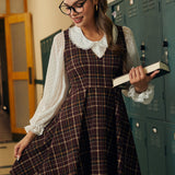 Cute as a Nutmeg Sleeveless Fit & Flare Dress