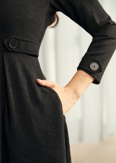 After Dark Fit & Flare Dress