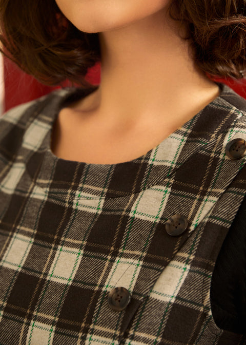 Checkmate Charm Jumper Dress