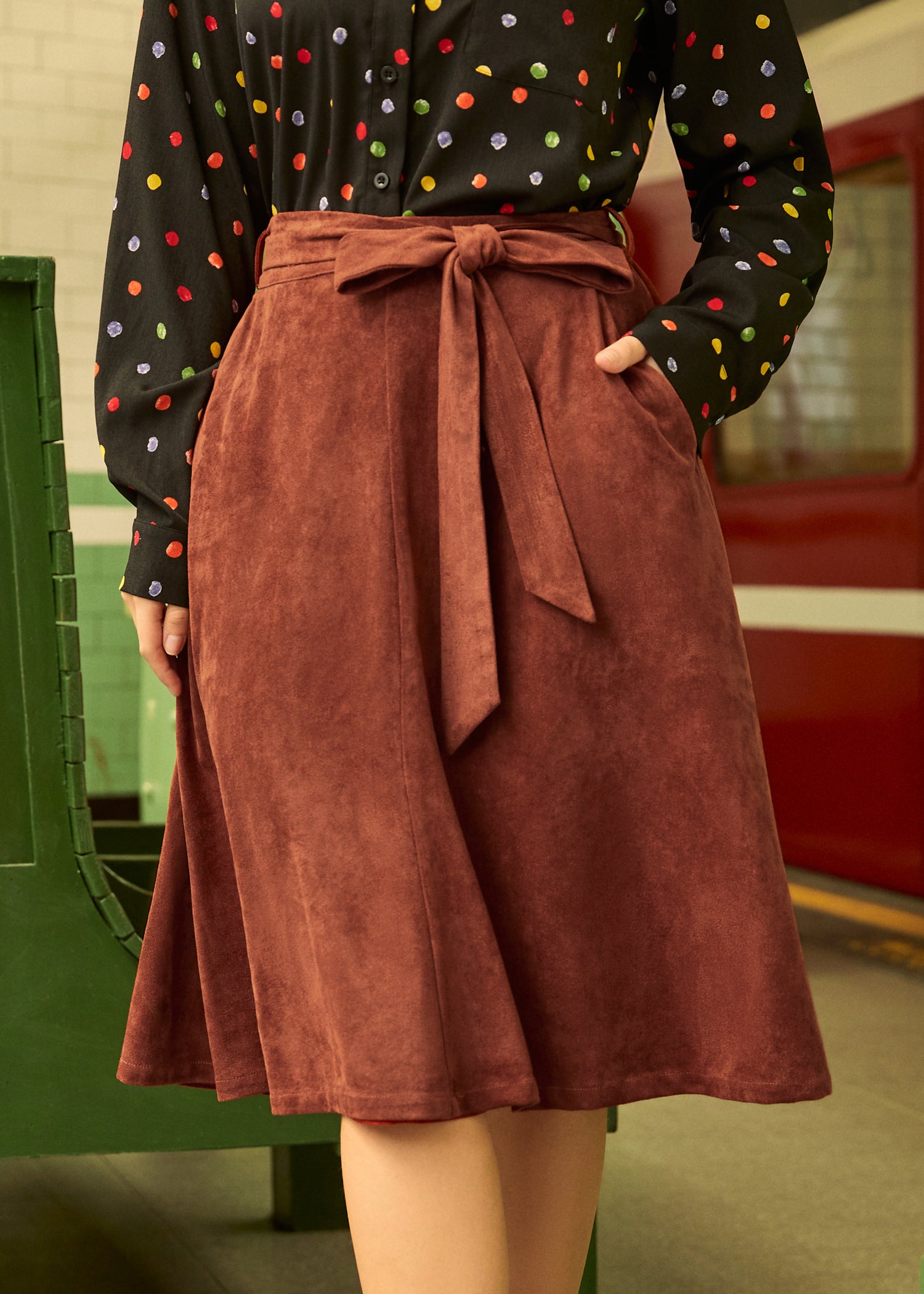 Fireside Keepsake A-Line Skirt