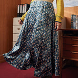 Golden Whispers Velvet Maxi Skirt (Final Sale)