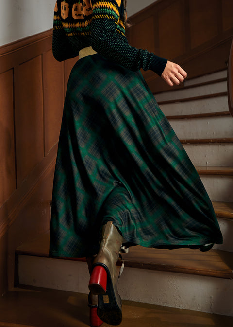 Golden Whispers Maxi Skirt