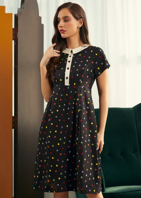 Pretty at the Pumpkin Patch Shirtwaist Dress