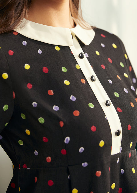 Pretty at the Pumpkin Patch Shirtwaist Dress