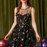 Mystique Mirage Fit & Flare Maxi Dress