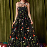 Mystique Mirage Fit & Flare Maxi Dress