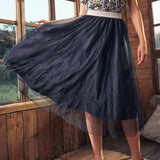 Time Capsule Tulle Midi Skirt