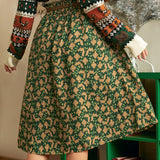 Woodland Mischief Midi Skirt