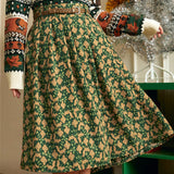 Woodland Mischief Midi Skirt