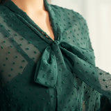 Under the Mistletoe Bow Blouse