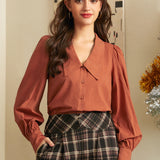 Petal Picnic Long Sleeve Blouse
