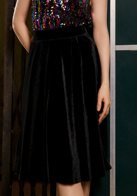 Excellence Attained Knit Midi Skirt