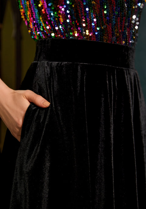 Excellence Attained Knit Midi Skirt