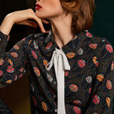 Enchanted Evening Collared Blouse