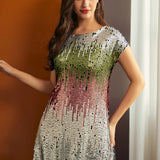Shimmer Shift Sequin Dress (Final Sale)