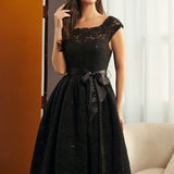 Starry Soirée Lace Dress
