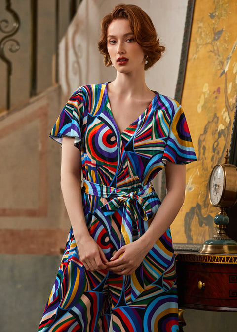 The Twist & Stripe Jumpsuit