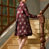 Timeless Brocade Midi Coat