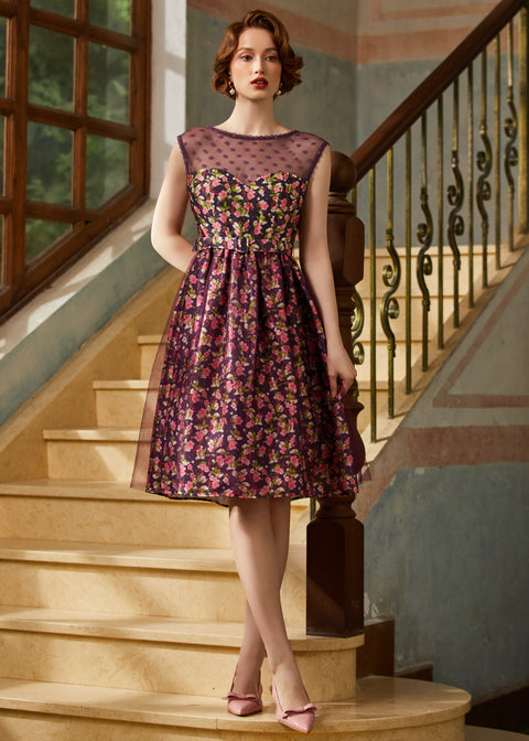 Once Upon a Staircase Dress in Royal Plum, Size L Once Upon a Staircase Dress in Royal Plum, Size L