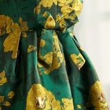 Gilded Garden Fit & Flare Dress