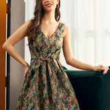 The Purrfectly Poised Fit & Flare Dress