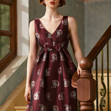 The Purrfectly Poised Fit & Flare Dress