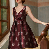 The Purrfectly Poised Fit & Flare Dress