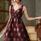The Purrfectly Poised Fit & Flare Dress