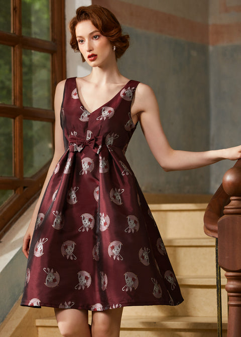 The Purrfectly Poised Fit & Flare Dress