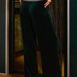 Cider, Spice & Everything Nice Wide Leg Velvet Pants