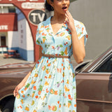 Waist Side Story Fit & Flare Dress