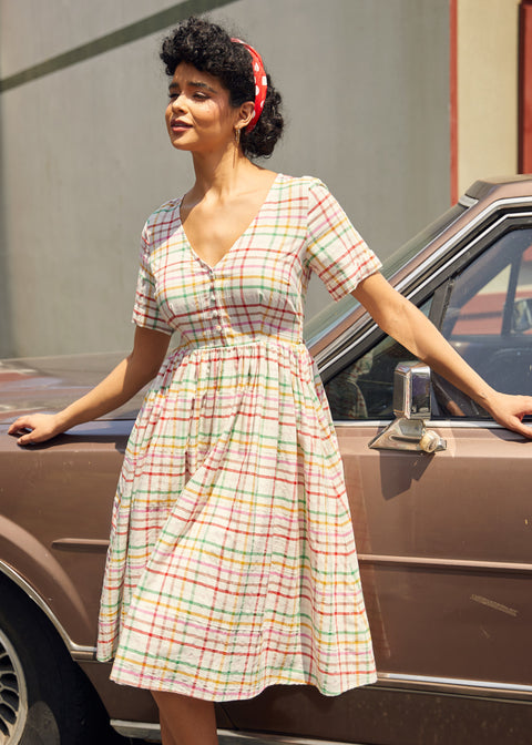 what is a fit and flare dress Nova Yellow Fit and Flare Dress