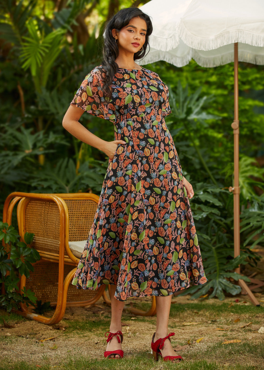 Stay for One More Sunset Midi Dress – ModCloth