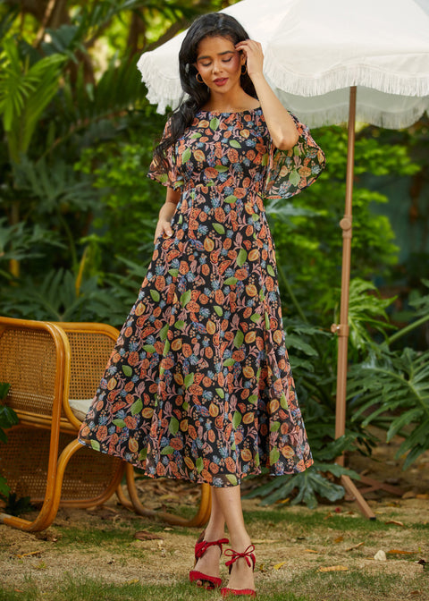 Stay for One More Sunset Midi Dress