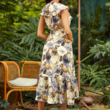 Wrap Star Ruffle Dress