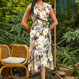 Wrap Star Ruffle Dress