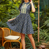 Trimmed in Charm Fit & Flare Dress